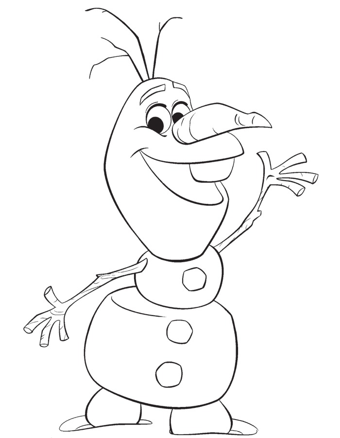 32 Frozens Olaf Coloring Pages Printable 9