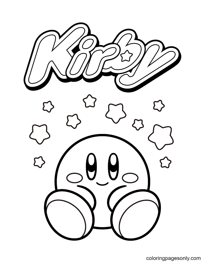 32 Kirby Coloring Pages Printable 1