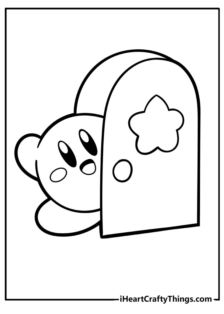 kirby coloring pages printable jpg