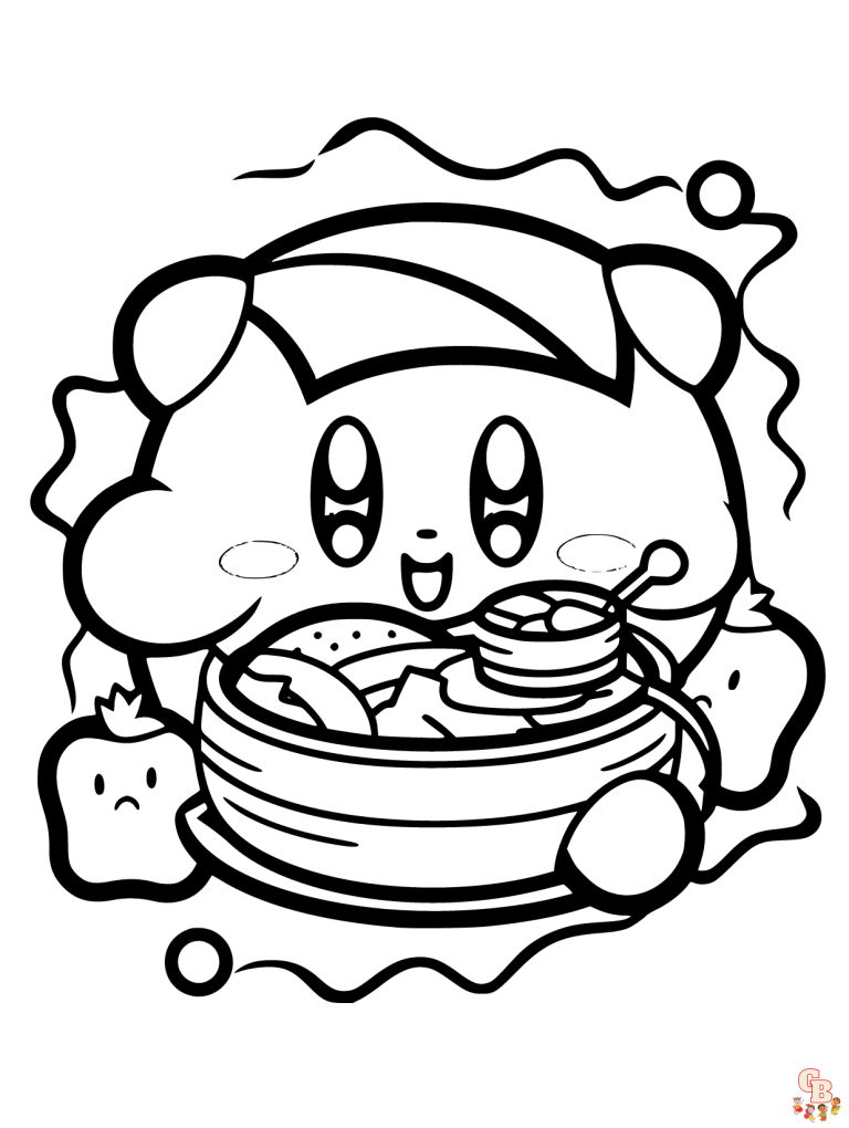 32 Kirby Coloring Pages Printable 32