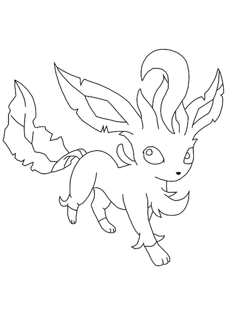 32 Leafeon Coloring Pages Printable 1