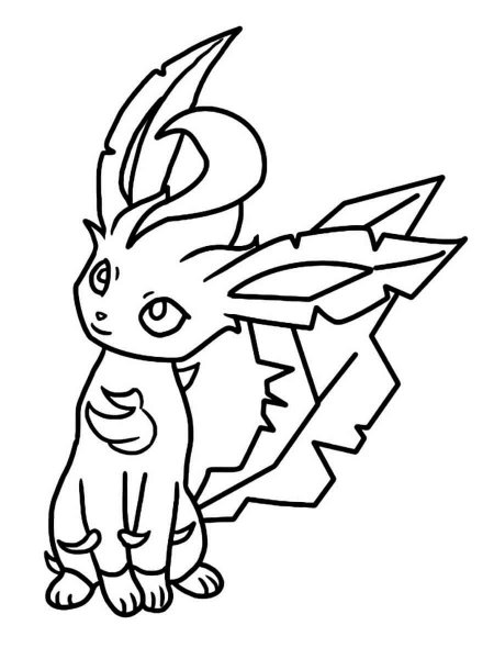 32 Leafeon Coloring Pages Printable 29