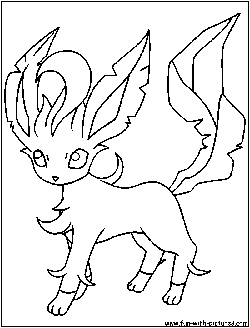 leafeon coloring pages printable jpg