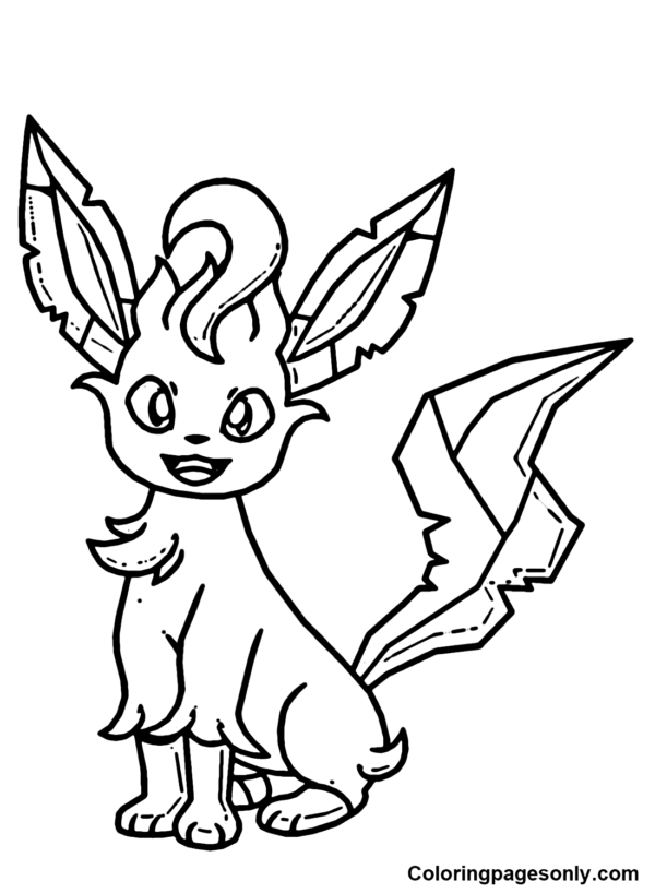 leafeon coloring pages printable jpg