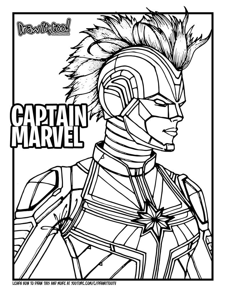 32 Marvel Coloring Pages Printable 20