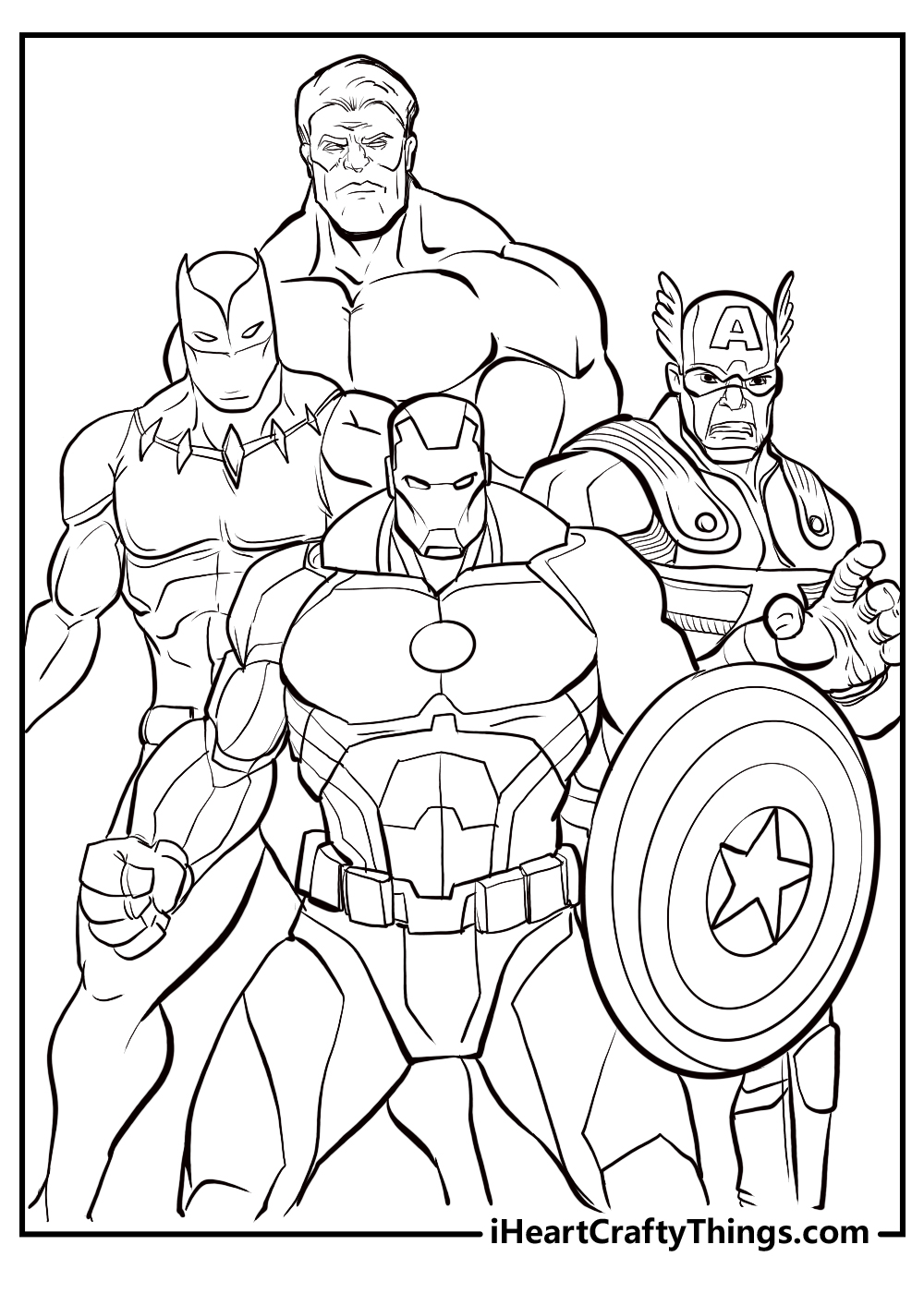 32 Marvel Coloring Pages Printable 26