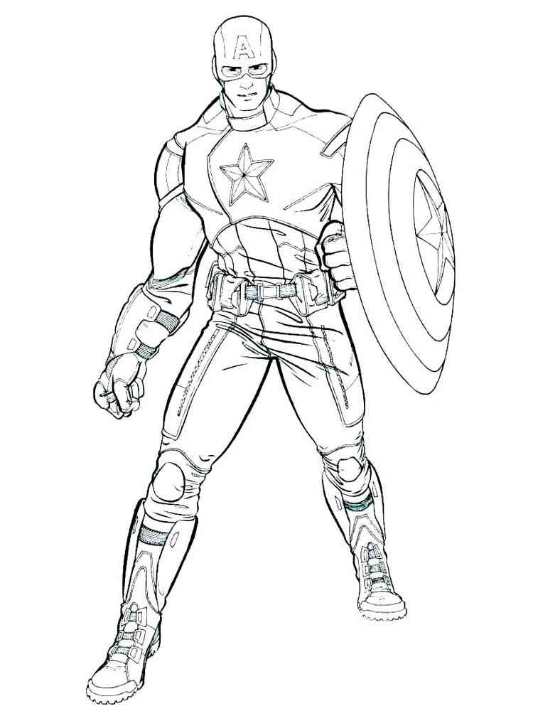 32 Marvel Coloring Pages Printable 27