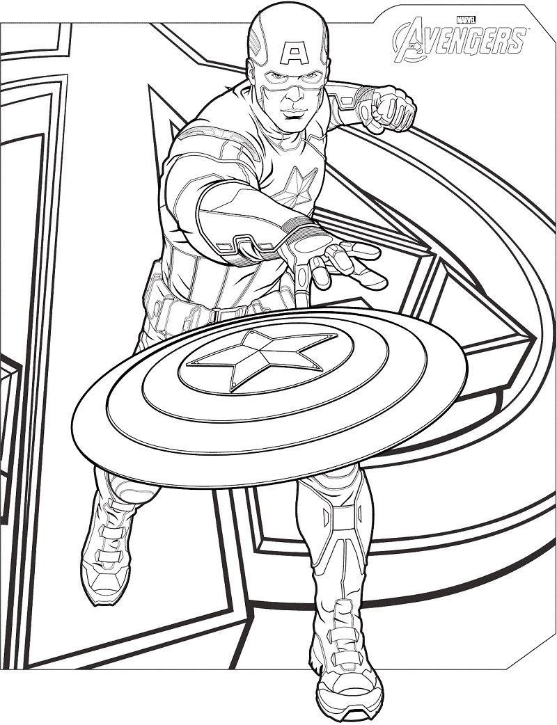 32 Marvel Coloring Pages Printable 5