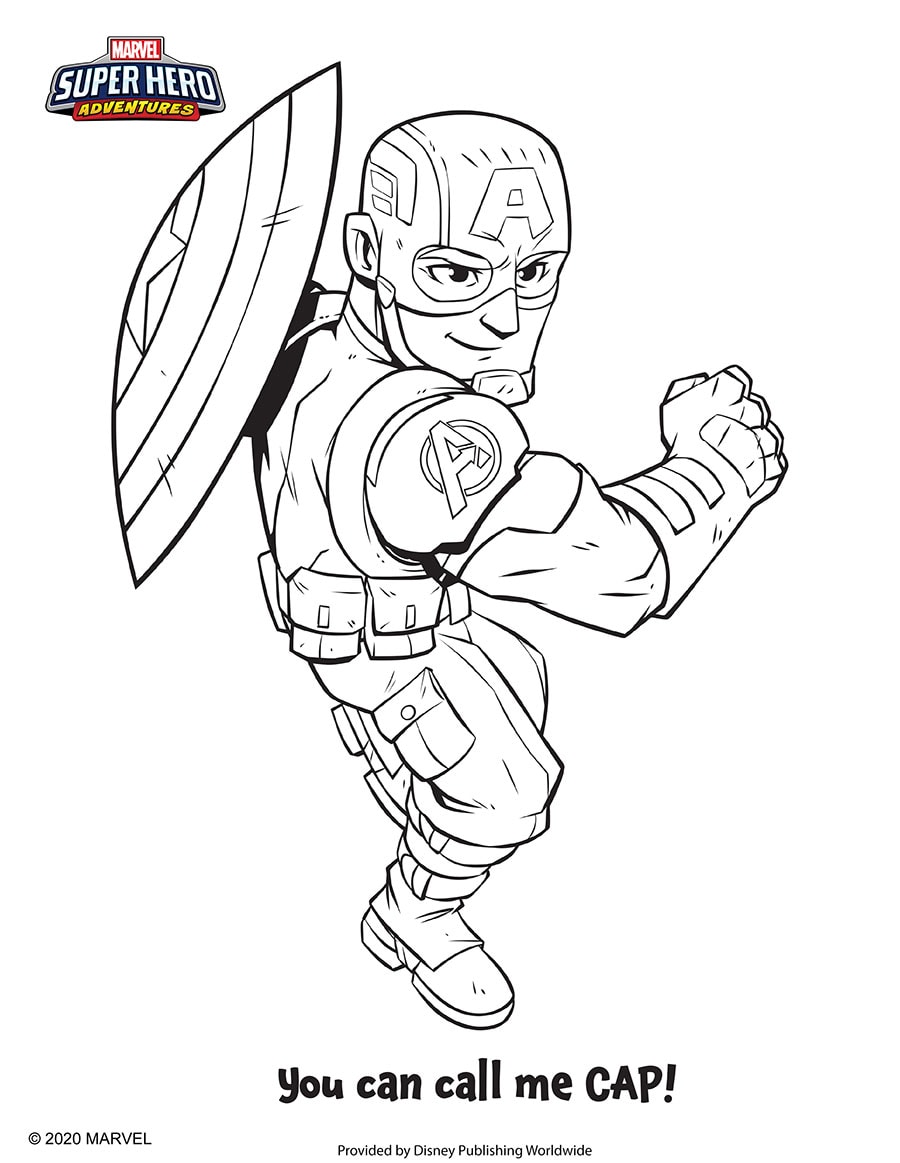 32 Marvel Coloring Pages Printable 7