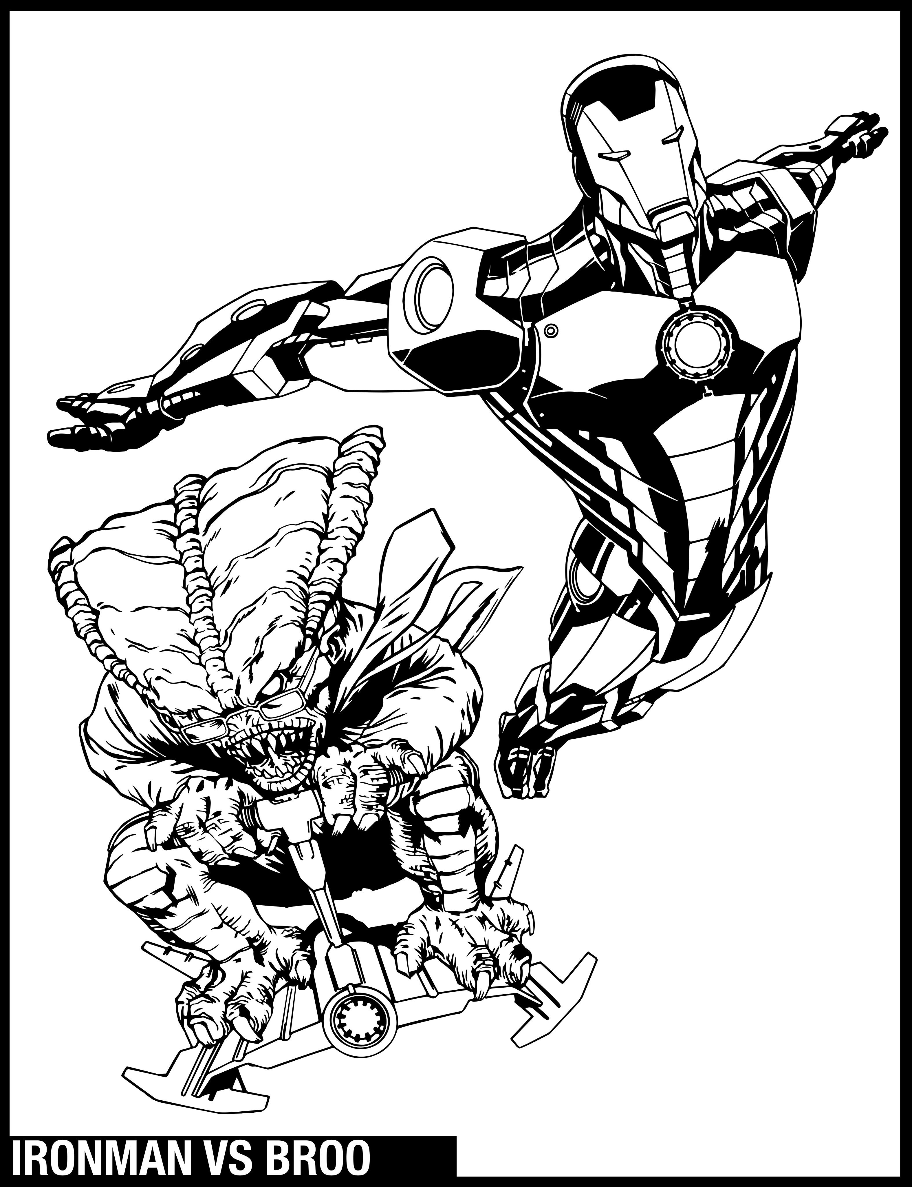 32 Marvel Coloring Pages Printable 8