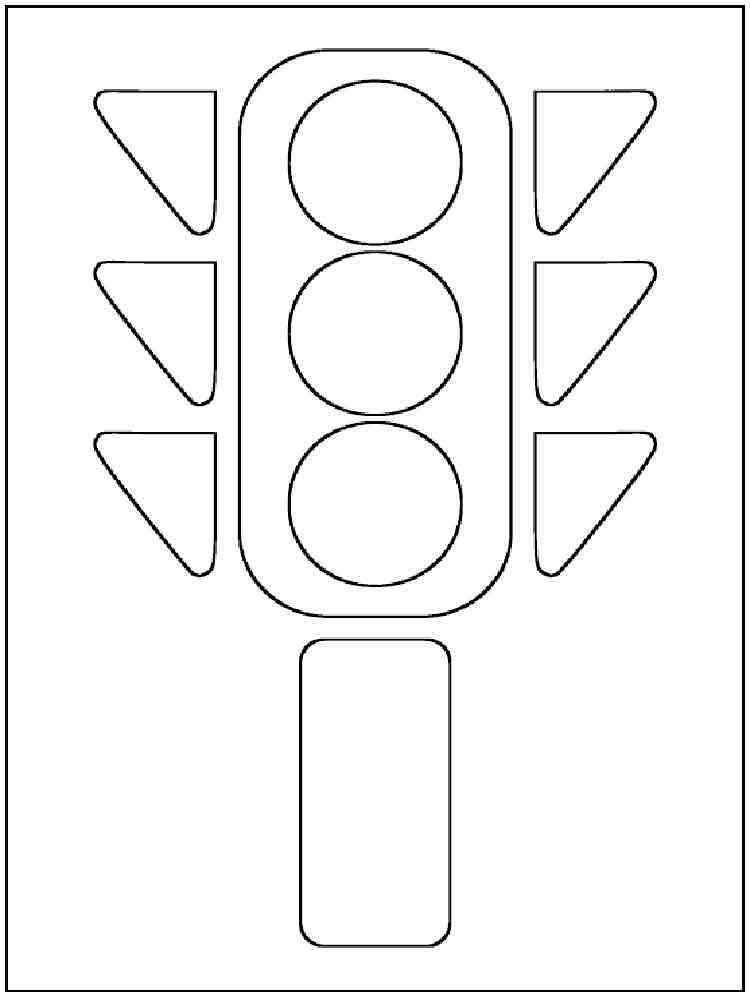 32 Preschool Traffic Signs Coloring Pages Printable 10