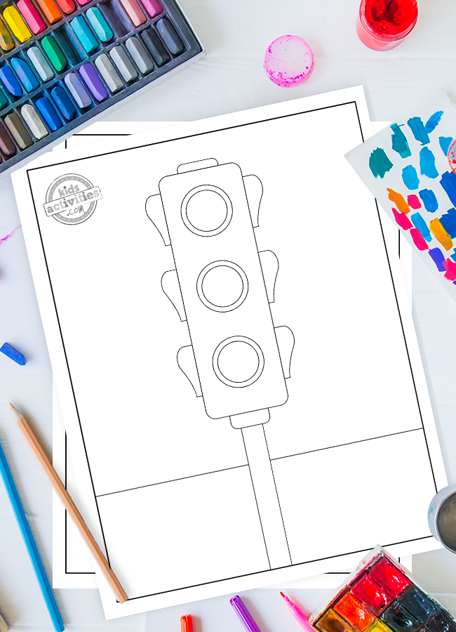 32 Preschool Traffic Signs Coloring Pages Printable 25