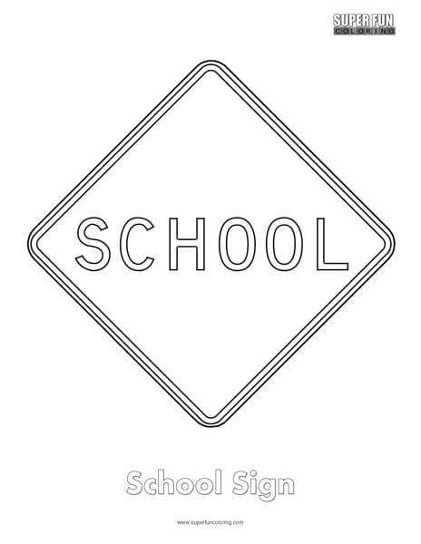 32 Preschool Traffic Signs Coloring Pages Printable 26