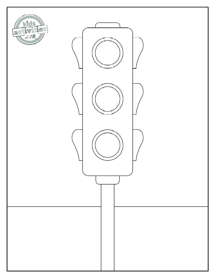 32 Preschool Traffic Signs Coloring Pages Printable 27