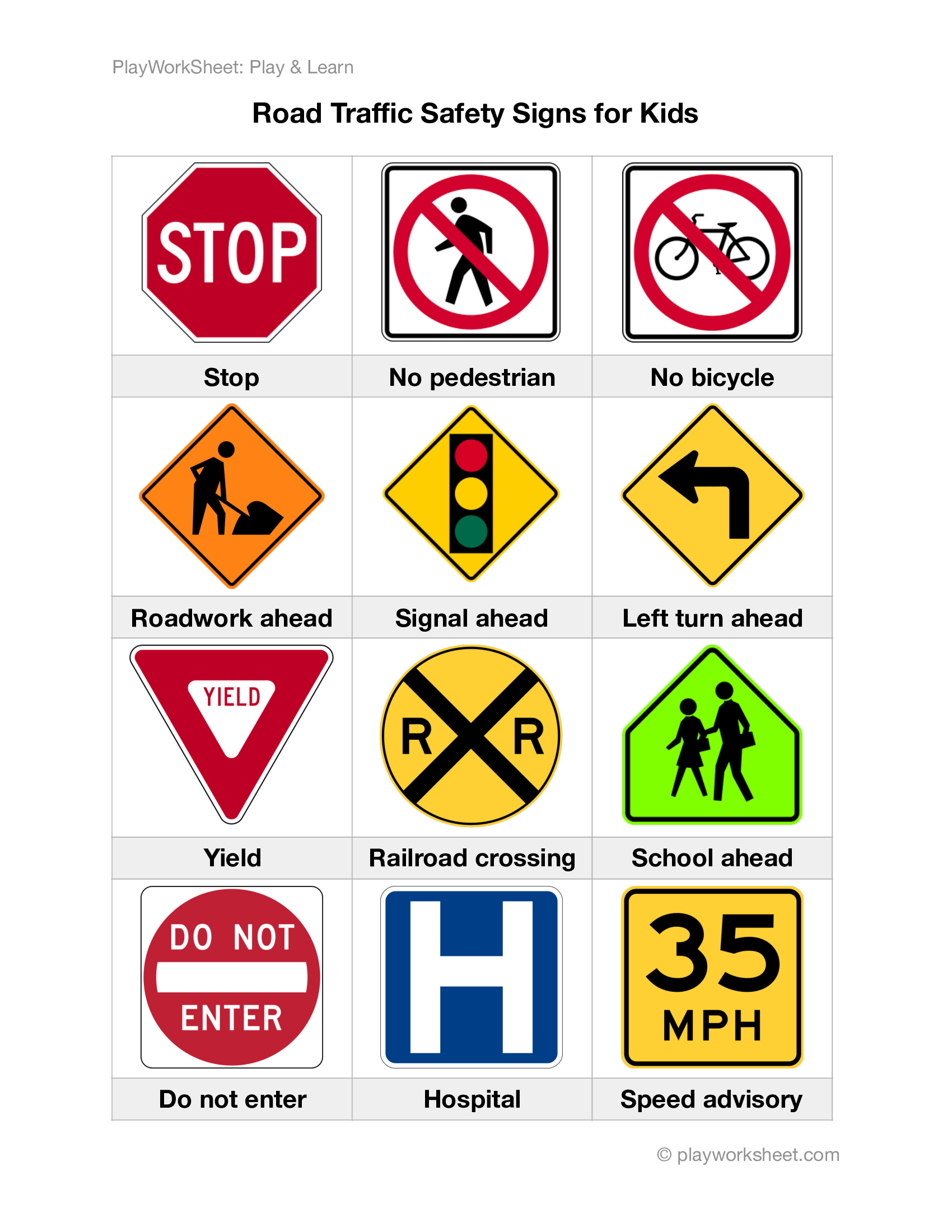 32 Preschool Traffic Signs Coloring Pages Printable 30