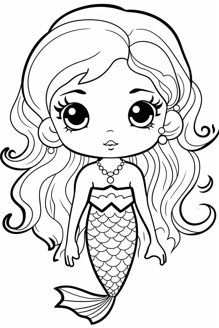 spooky evil mermaid coloring pages printable jpg