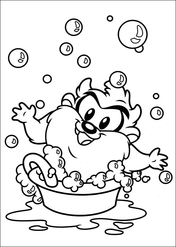 32 Zany Taz Coloring Page Printable 18