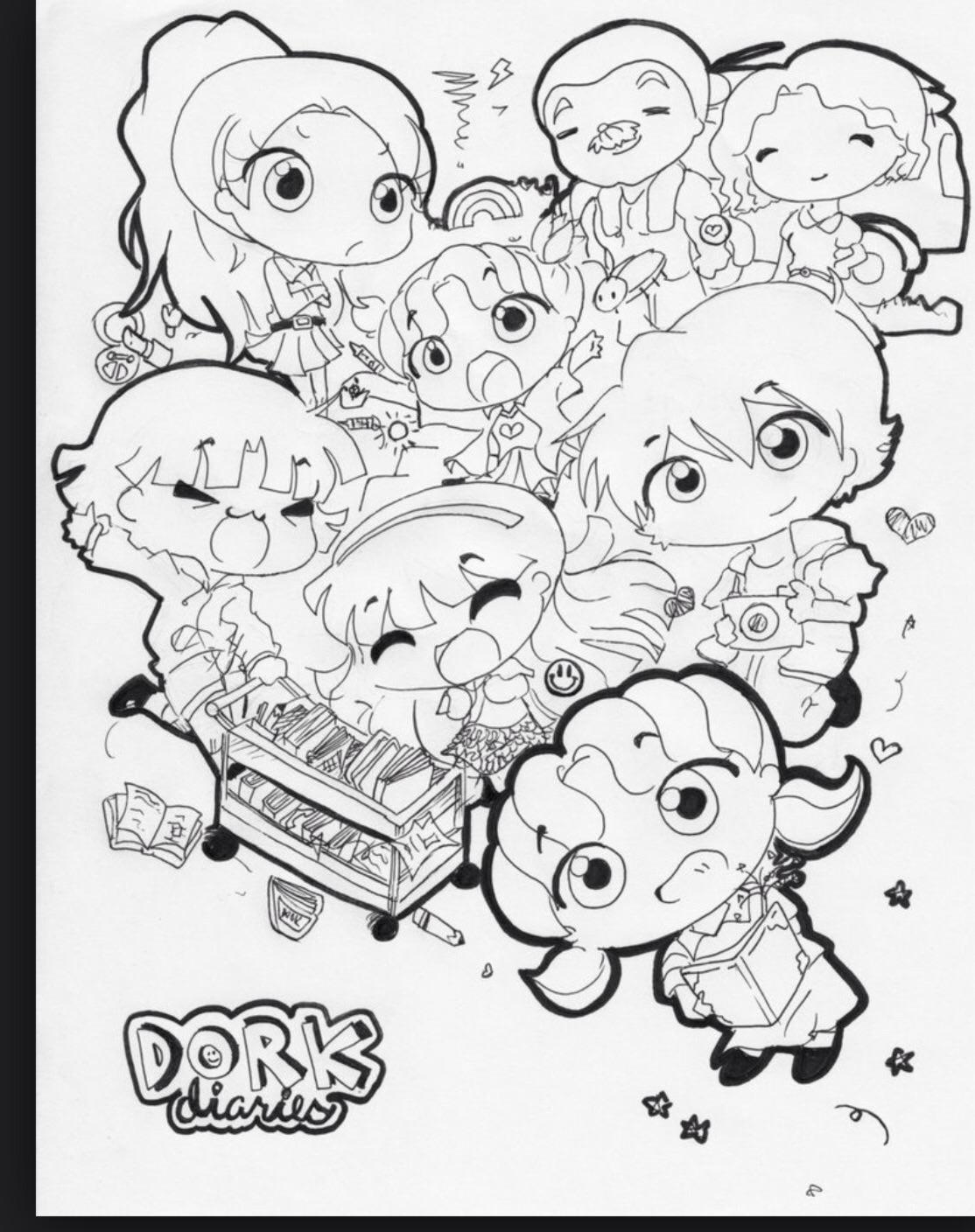 33 Dork Diaries Mackenzie Coloring Pages Printable 10