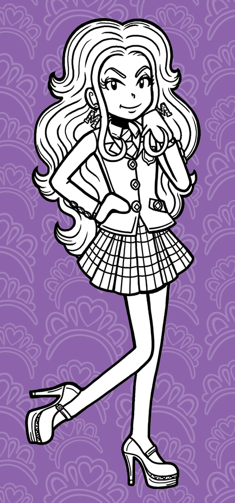 33 Dork Diaries Mackenzie Coloring Pages Printable 19