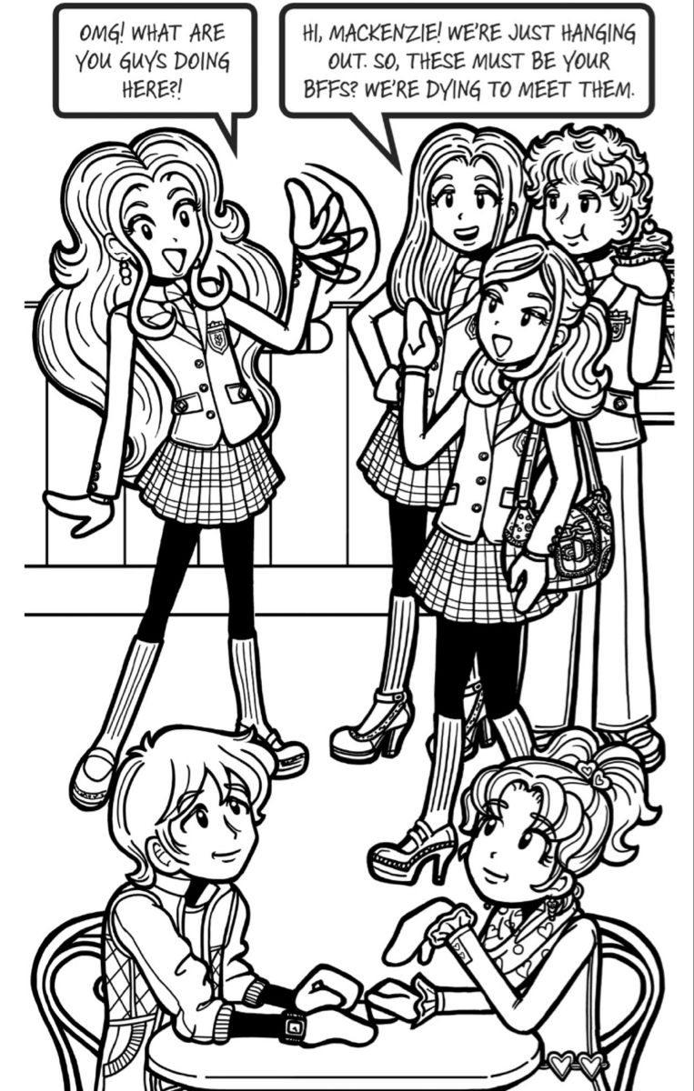 33 Dork Diaries Mackenzie Coloring Pages Printable 28