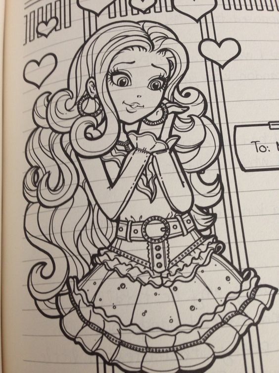 33 Dork Diaries Mackenzie Coloring Pages Printable 33