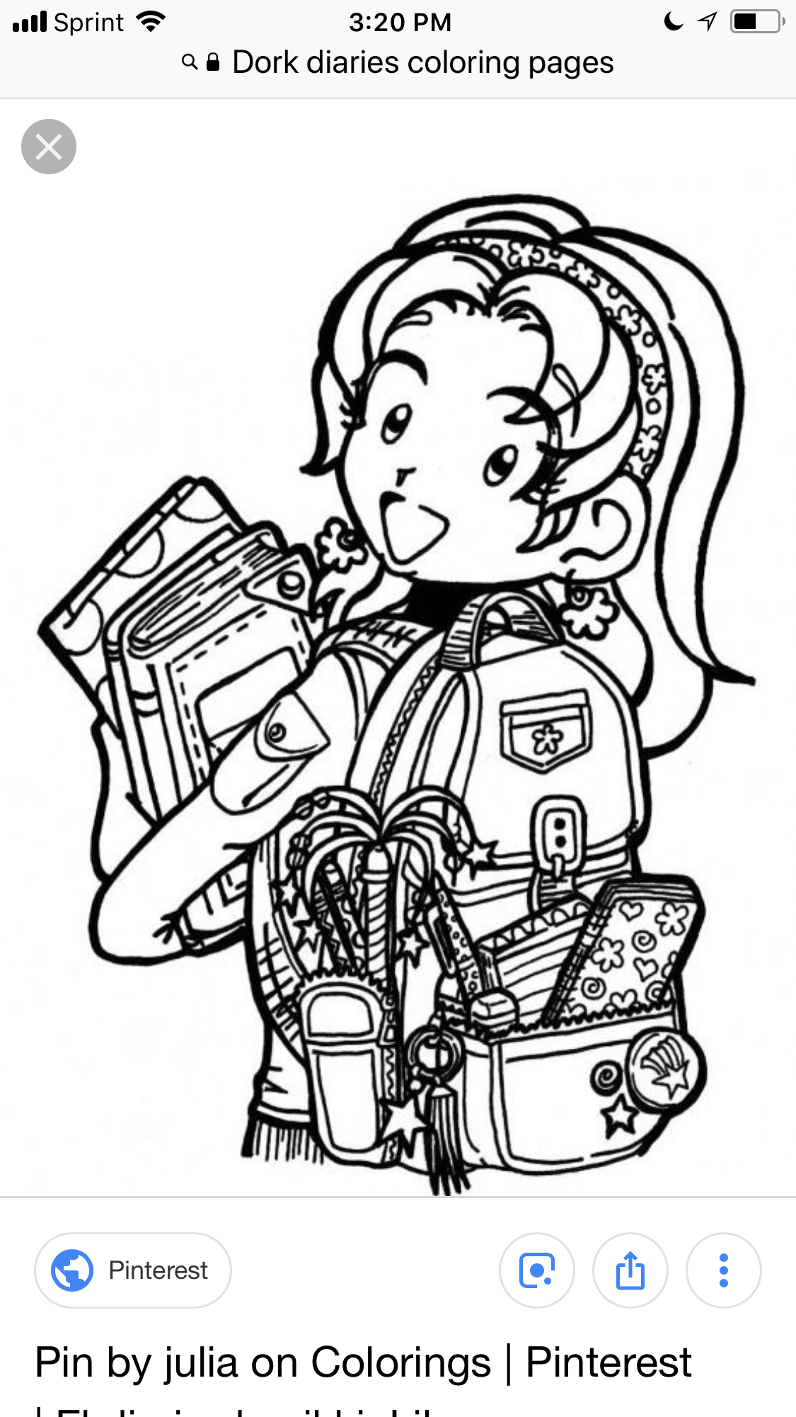 33 Dork Diaries Mackenzie Coloring Pages Printable 4