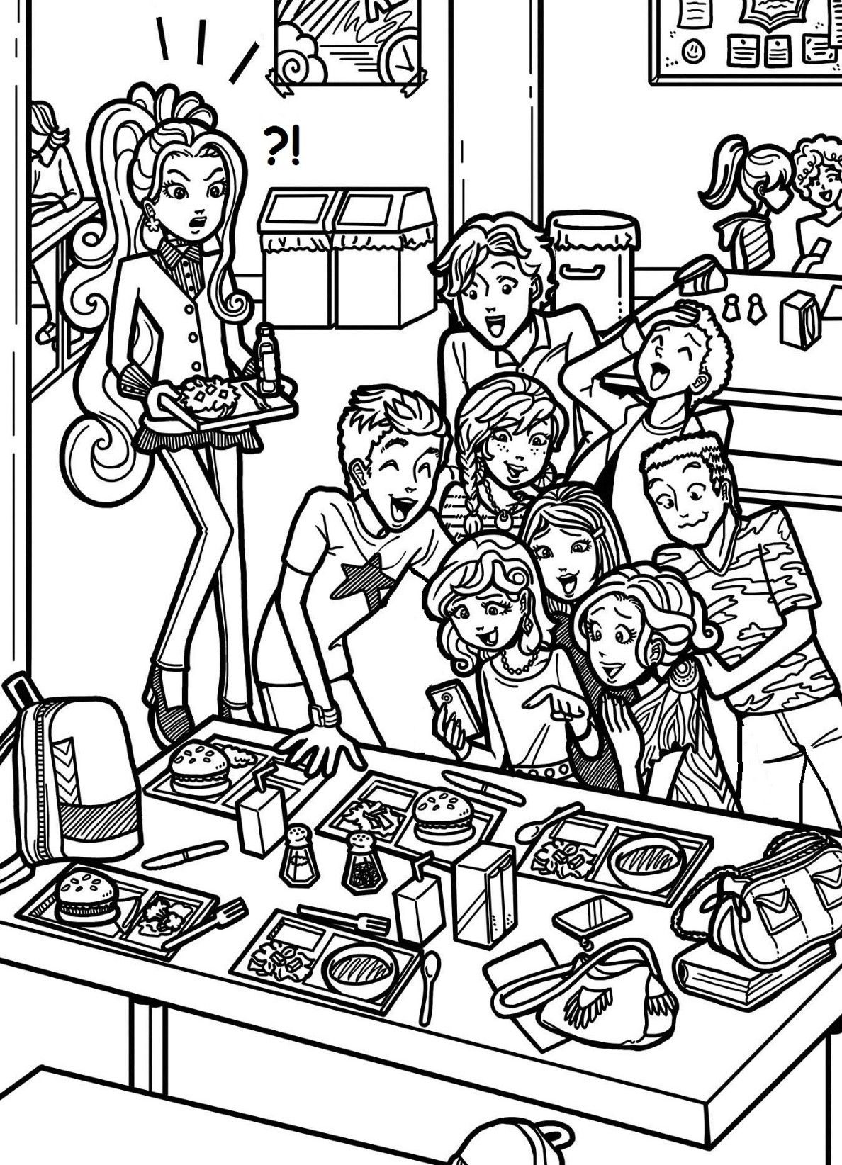 33 Dork Diaries Mackenzie Coloring Pages Printable 8