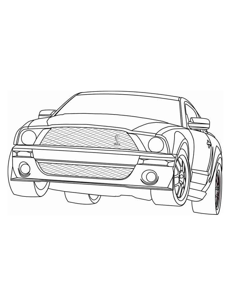 33 Fast Ford Mustang Coloring Pages Printable 1