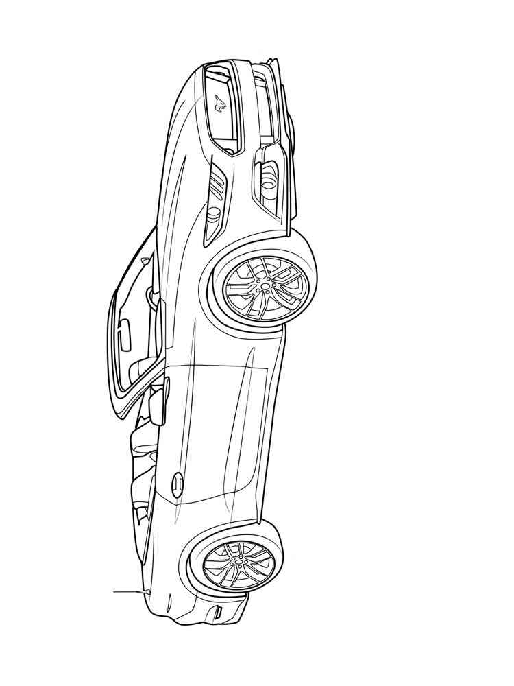 fast ford mustang coloring pages printable jpg