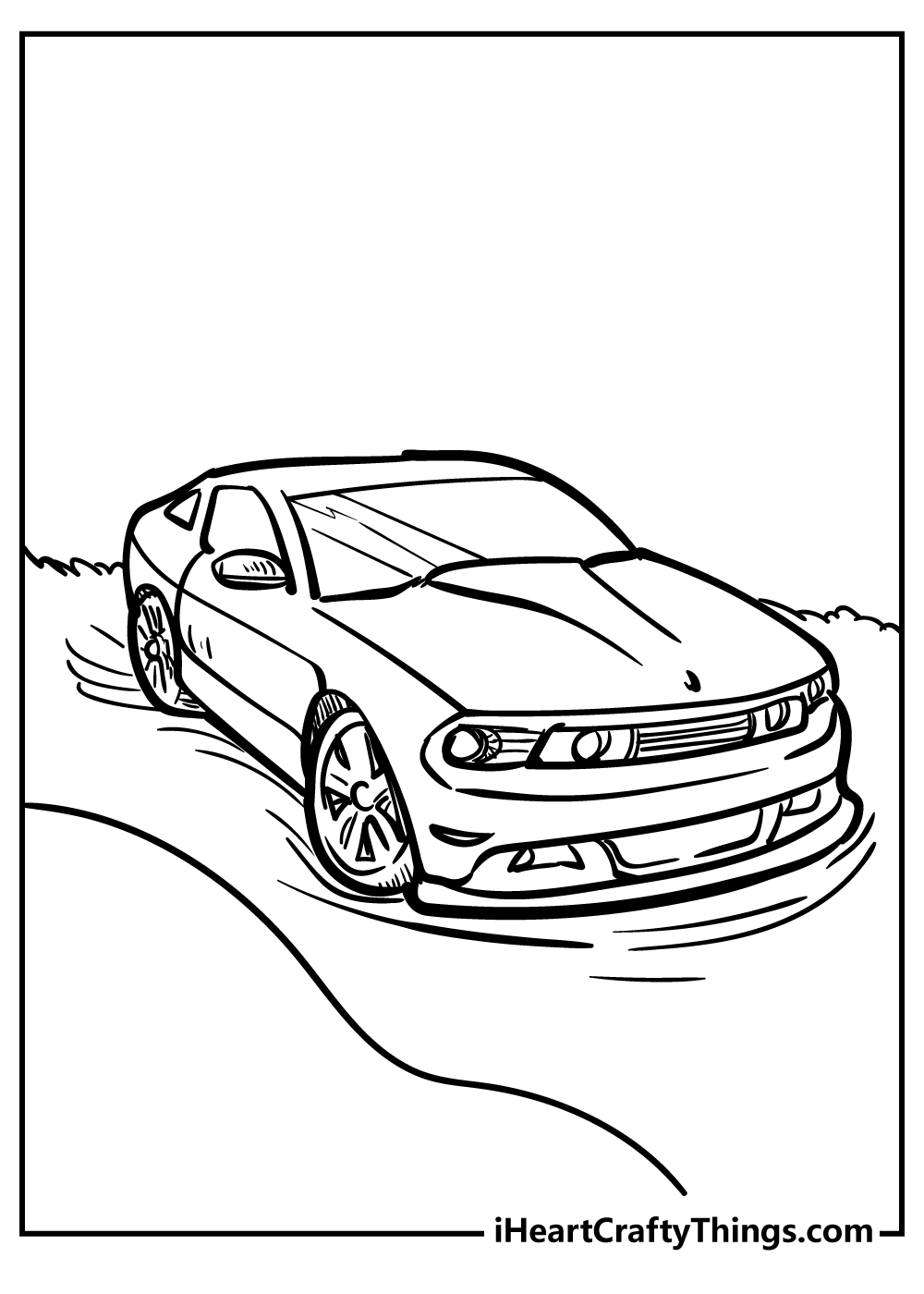 fast ford mustang coloring pages printable jpg