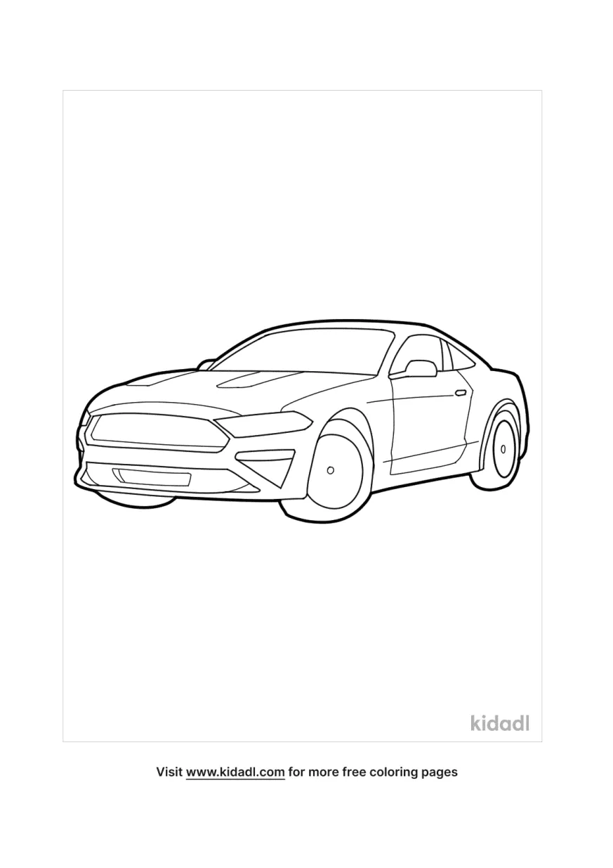 33 Fast Ford Mustang Coloring Pages Printable 9