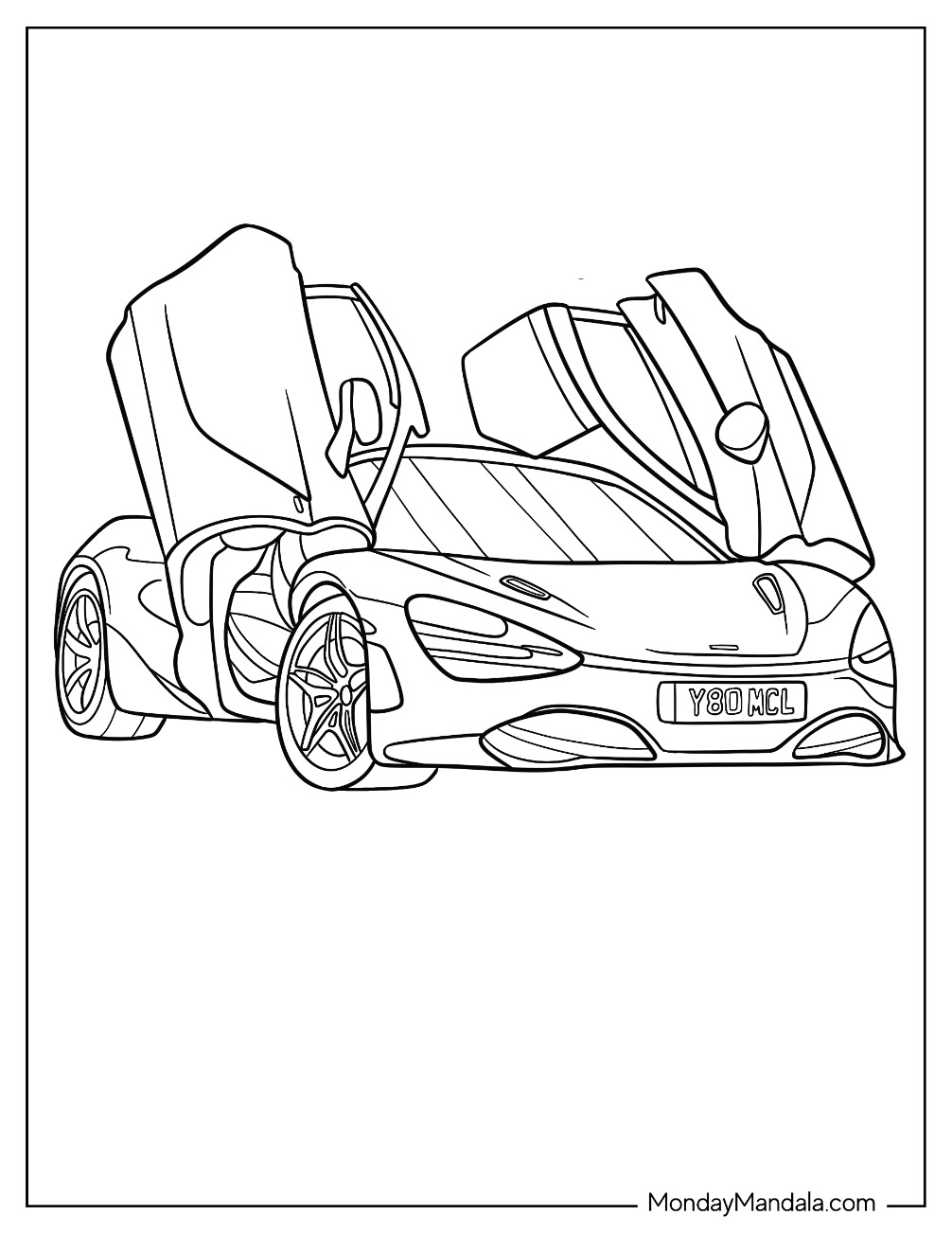 mclaren coloring pages printable jpg