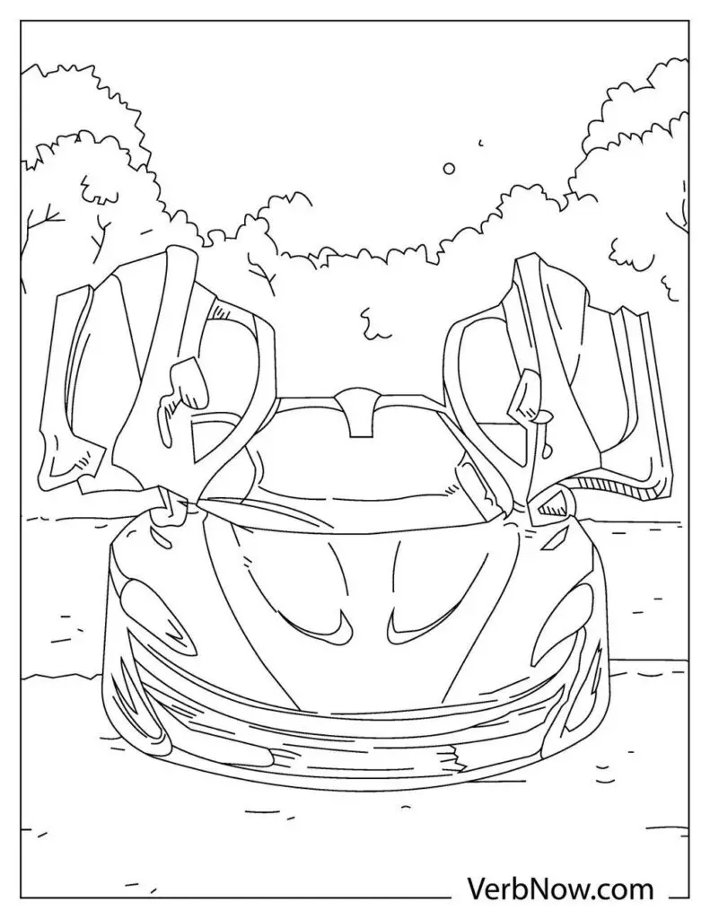 33 McLaren Coloring Pages Printable 33