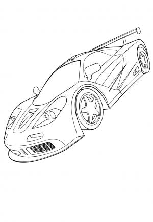 33 McLaren Coloring Pages Printable 7