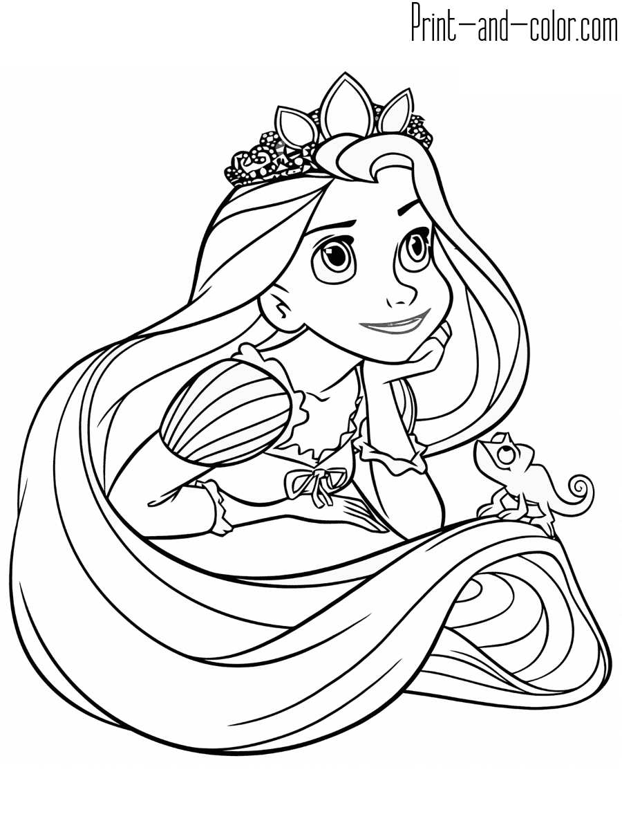 printable rapunzel tangled coloring pages jpg