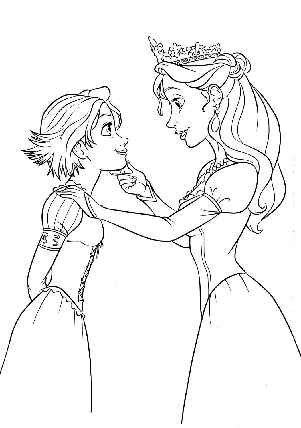 33 Printable Rapunzel Tangled Coloring Pages 23