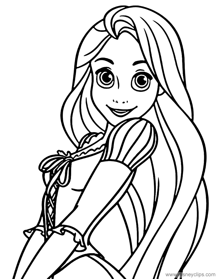 33 Printable Rapunzel Tangled Coloring Pages 26