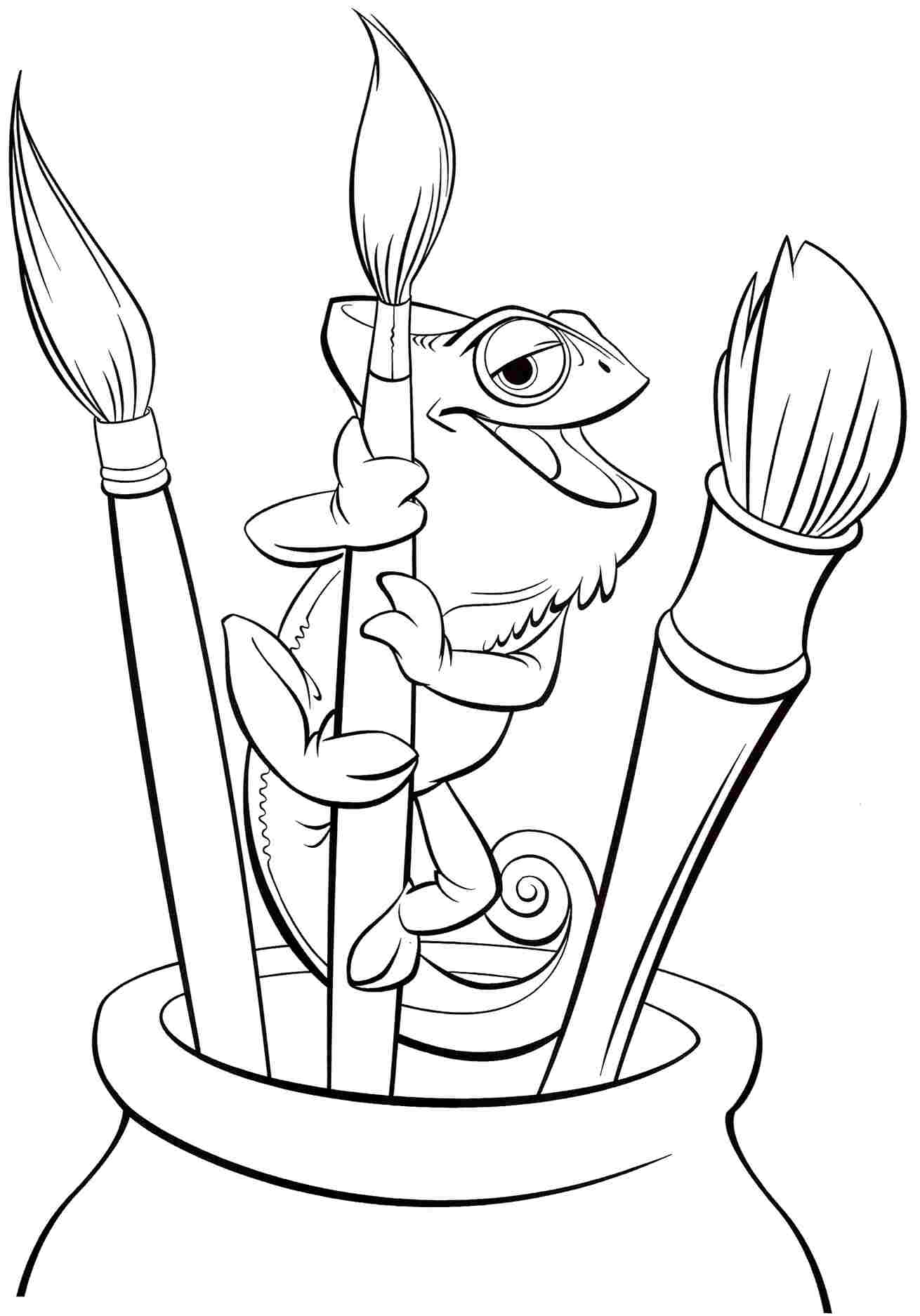 printable rapunzel tangled coloring pages jpg