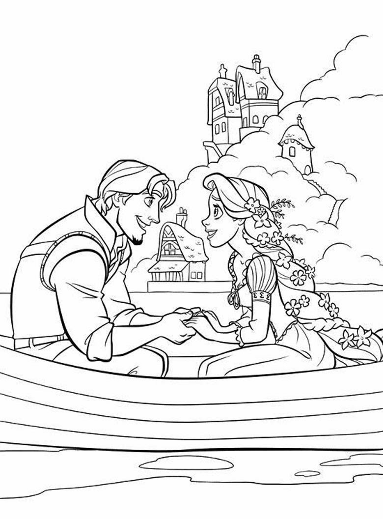 33 Printable Rapunzel Tangled Coloring Pages 35