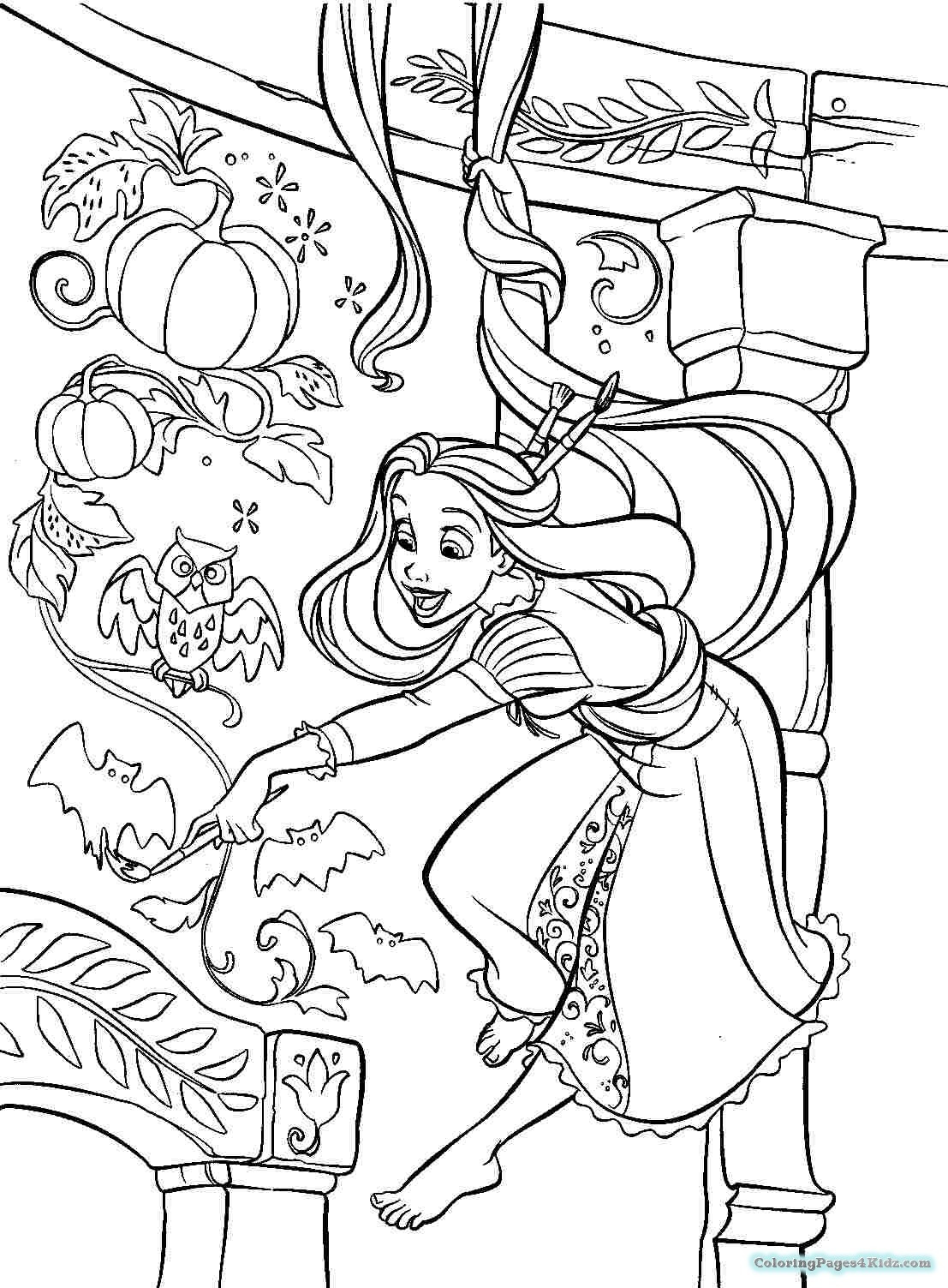 printable rapunzel tangled coloring pages jpg