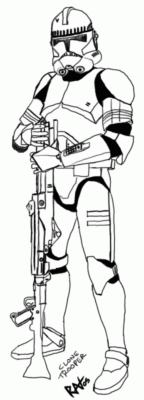 33 Thrilling Star Wars Clone Wars Coloring Pages Printable 11