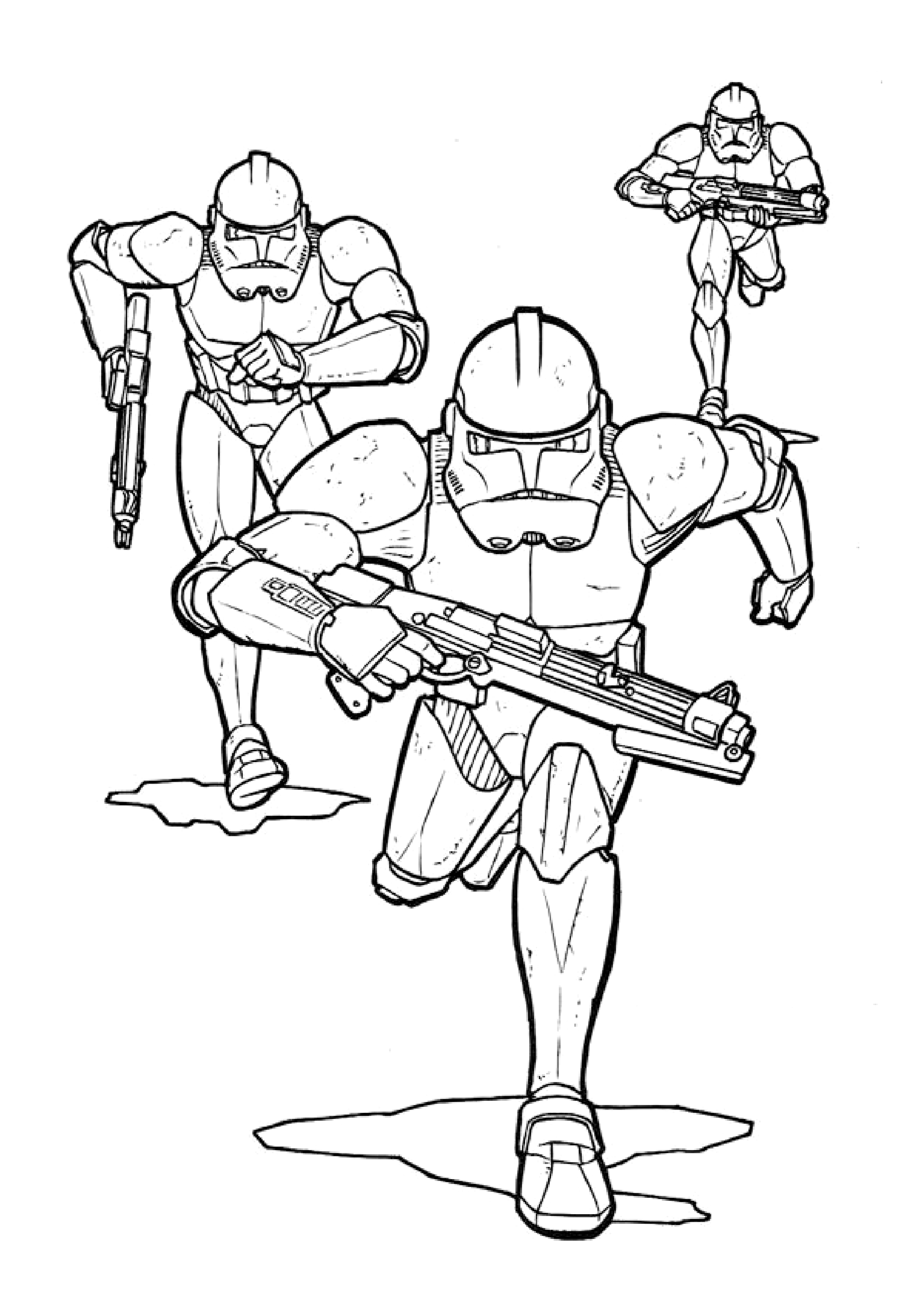 33 Thrilling Star Wars Clone Wars Coloring Pages Printable 15