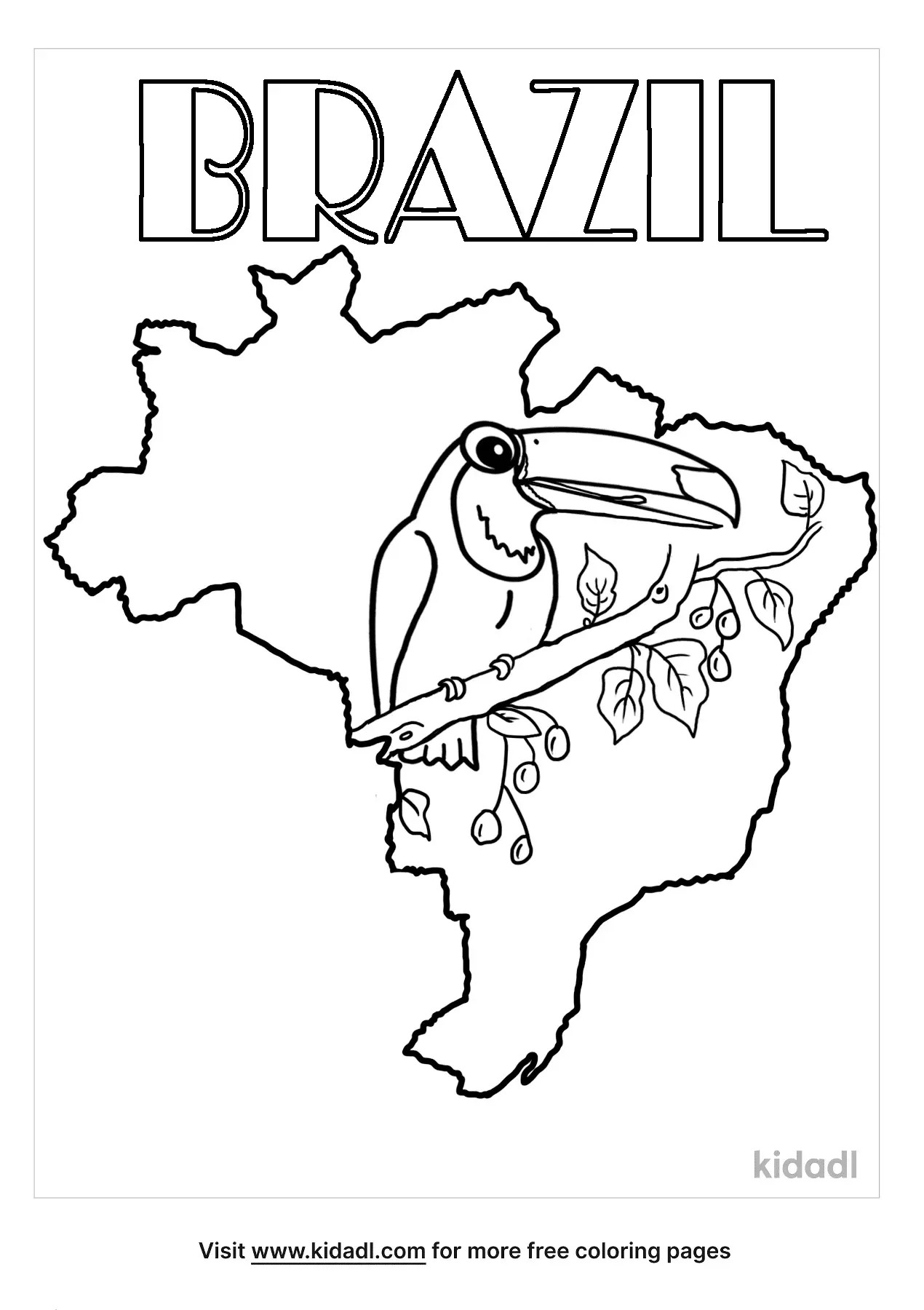 33 Vibrant Brazil Coloring Pages Printable 1