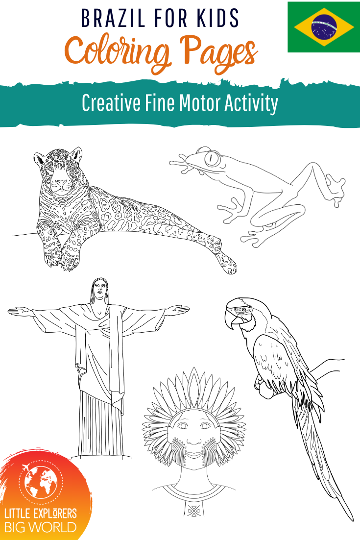 33 Vibrant Brazil Coloring Pages Printable 27