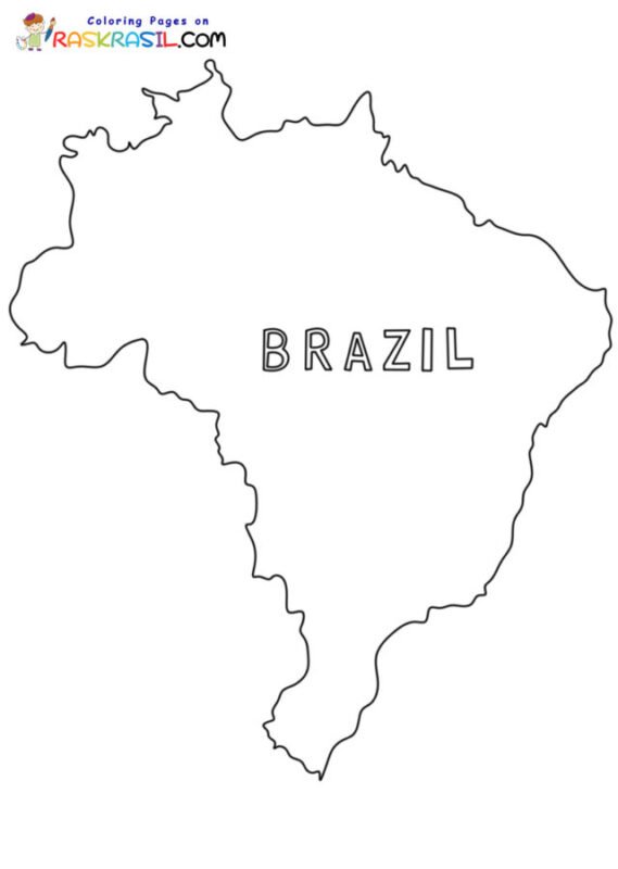 33 Vibrant Brazil Coloring Pages Printable 3