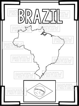 33 Vibrant Brazil Coloring Pages Printable 4