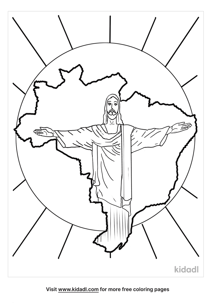 33 Vibrant Brazil Coloring Pages Printable 5