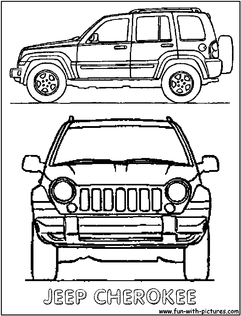 34 Adventurous Jeep Coloring Pages Printable 11