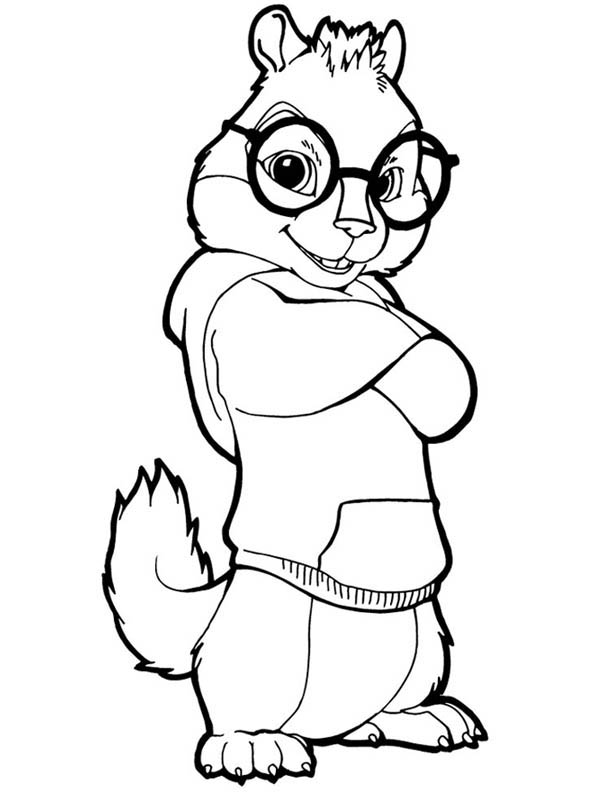 34 Alvin and the Chipmunks Coloring Pages Printable 10