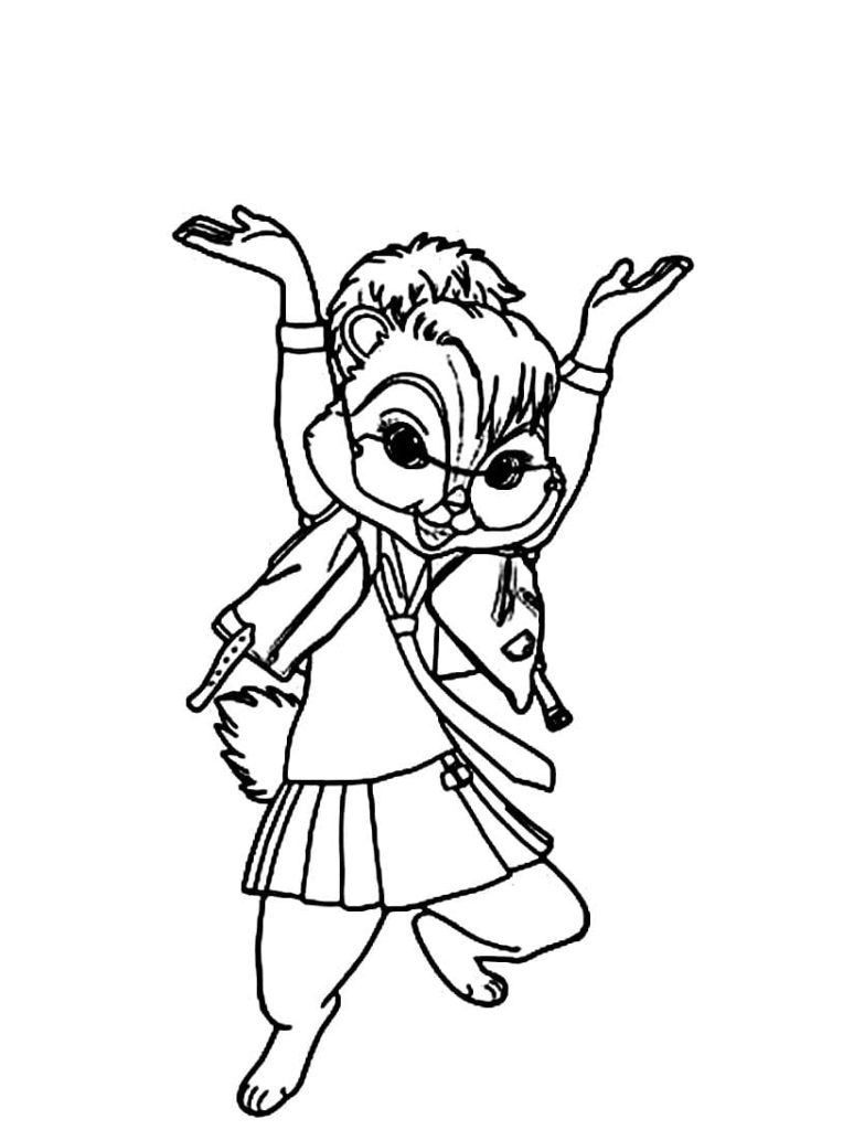 34 Alvin and the Chipmunks Coloring Pages Printable 20